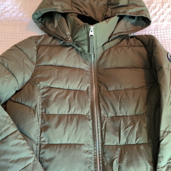 Dark green Abercrombie & Fitch lightweight puffer jacket - Picture 7 of 7